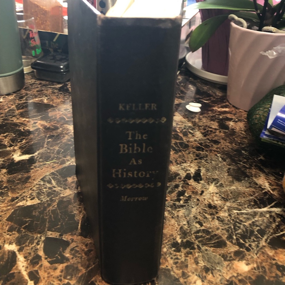 Keller 'The Bible As History' Hardcover Book - Black by Morrow 1956